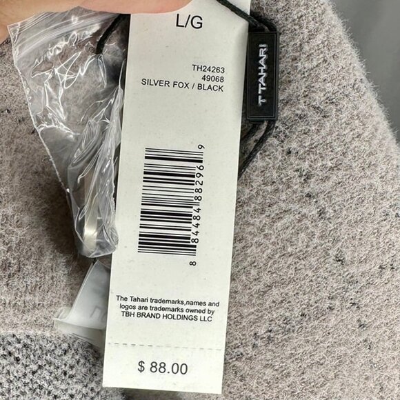 NWT Tahari Silver Fox/Black Jacket Size Large - Picture 8 of 11